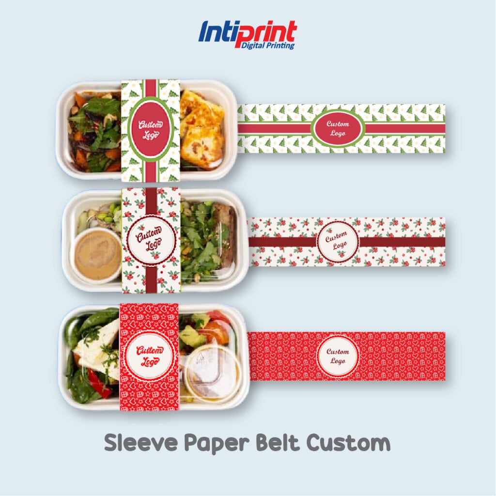 Cetak Paper Belt Natal Custom 22 x 4 cm