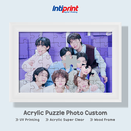 Foto Akrilik | Puzzle Akrilik | Puzzle Foto Custom 44x64cm Tanpa Bingkai